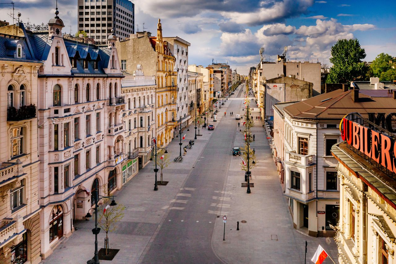 Piotrkowska Street in Łódź